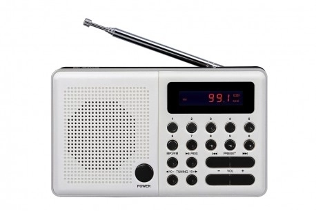 Radio Pliszka USB, FM bianco
