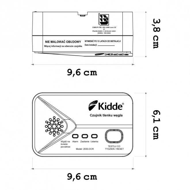 Carbon monoxide detector Kidde