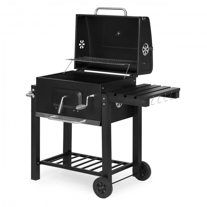 Large Charcoal Garden Grill with Wheels