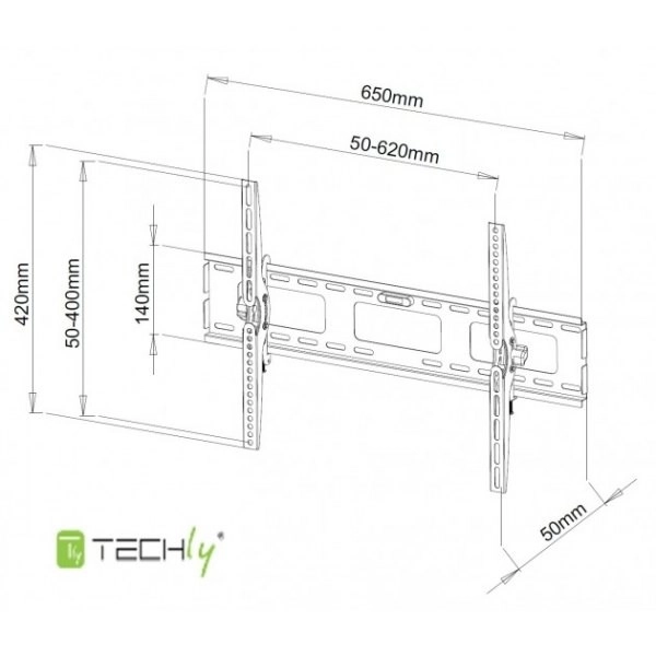 Wall Mount for LCD/LED TVs 40-65 Inches
