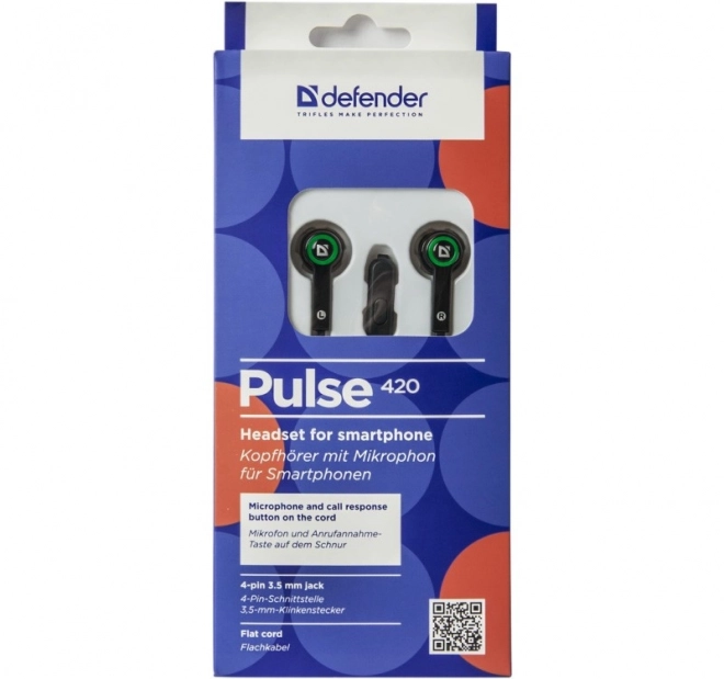 Defender Pulse 420 In-Ear Headphones