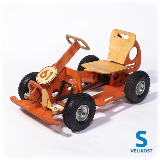 GOCar pedal car small, orange