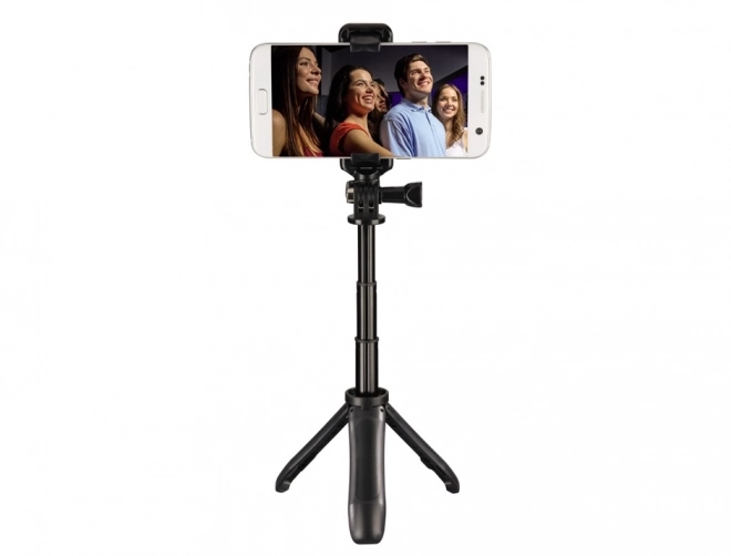 Mini Smartphone Tripod with Mirror - Black