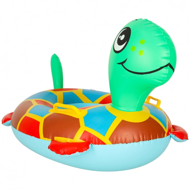 Inflatable Turtle Float with Seat for Babies