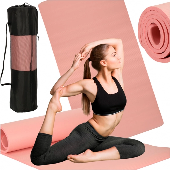 Thick Yoga Exercise Mat Pink