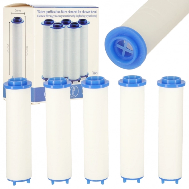 Cotton Water Shower Filter 5 Pieces