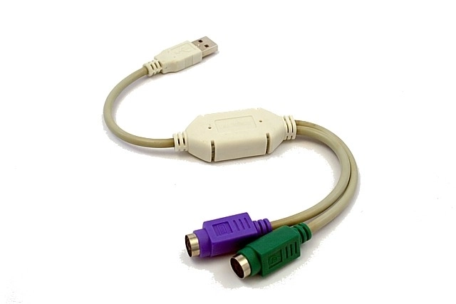 Usb to Ps/2 Adapter for Keyboard and Mouse