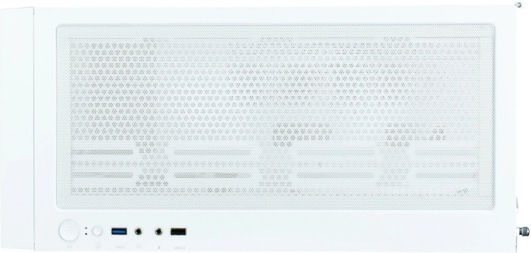 Controls and ports within easy reach