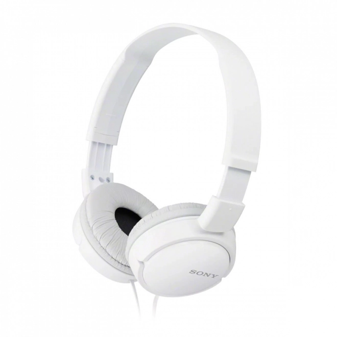Sony white wired headphones with mic