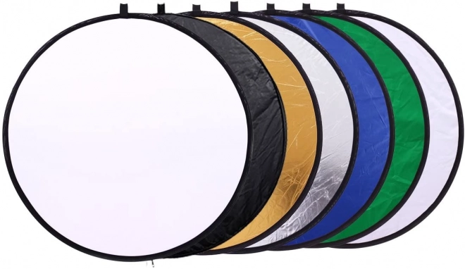 Set di riflettori fotografici 7 in 1 con diffusore, 60 cm