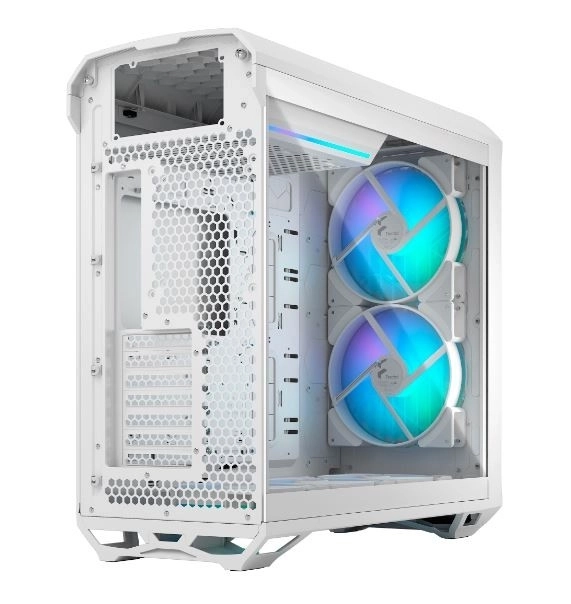 Case bianco RGB TG Clear Tint