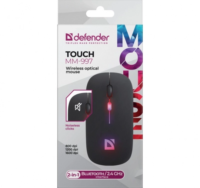 Mouse wireless clic silenzioso Touch