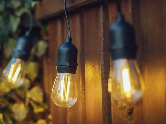 Záhradná girlanda s 20 LED žiarovkami