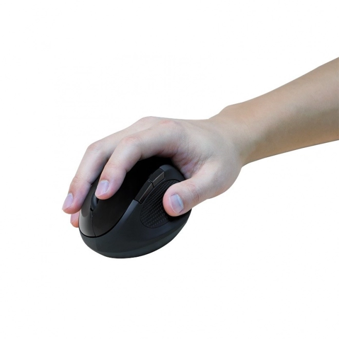 Ergonomic Wireless Optical Mouse 2.4GHz 1600dpi Black