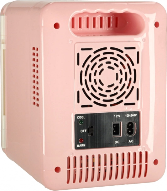 Electric Portable Mini Fridge 2-in-1 Pink 4L