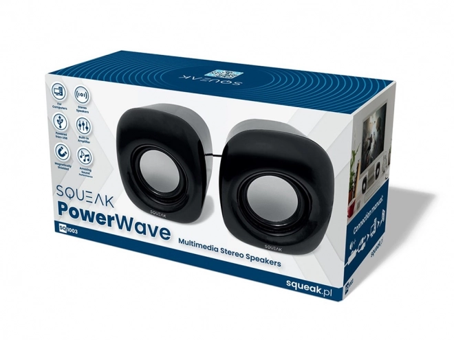 Squeak PowerWave stereo speakers