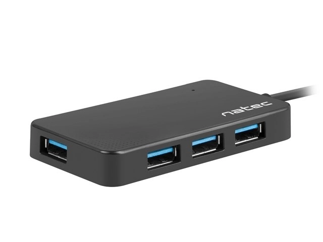Hub USB Silkworm a 4 porte Nero USB-C