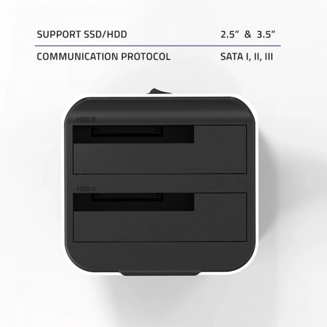 SATA III USB 3.0 Docking Station for HDD/SSD with Offline Cloning