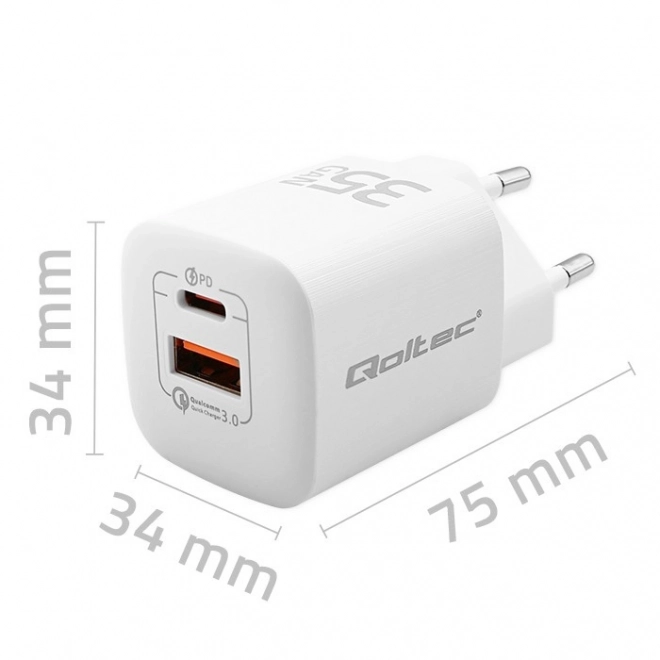 Charger 35W GaN ULTRA white
