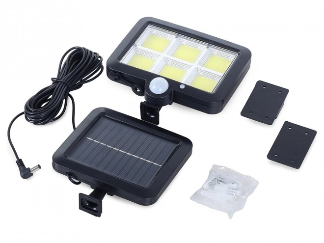 Solarleuchte mit Bewegungssensor und Dämmerungssensor 120 LED