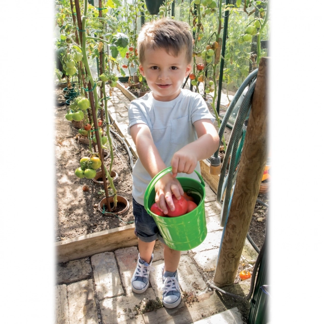 Bigjigs Toys Ogrodowe wiaderko zielone