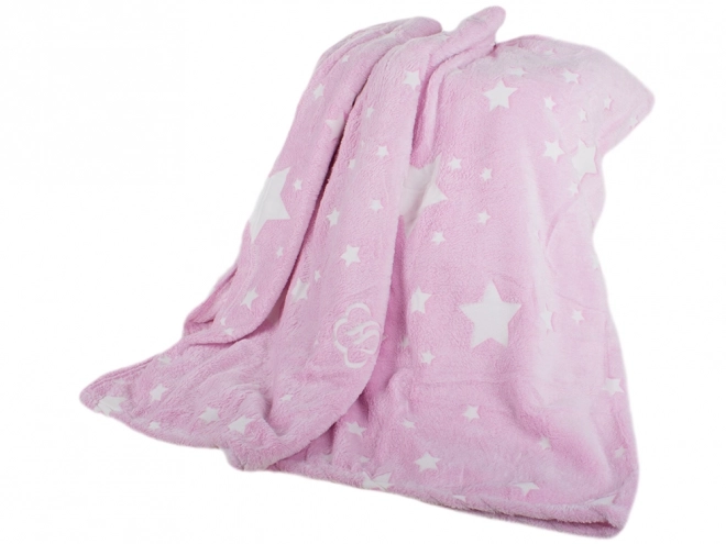 Decke mit Ärmeln Fleece warmes Sweatshirt Morgenmantel neon – Rosa