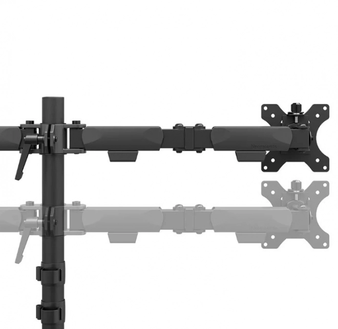 Adjustable dual monitor arm
