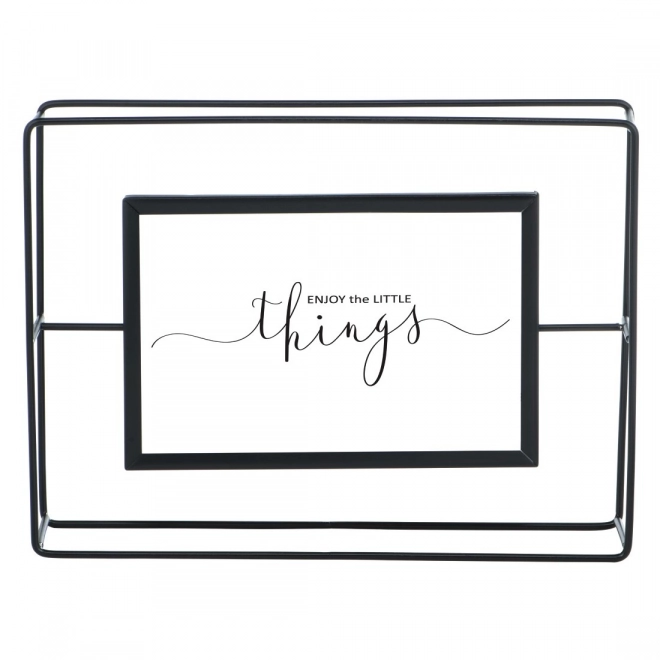 Black Matte Industrial Portrait Frame