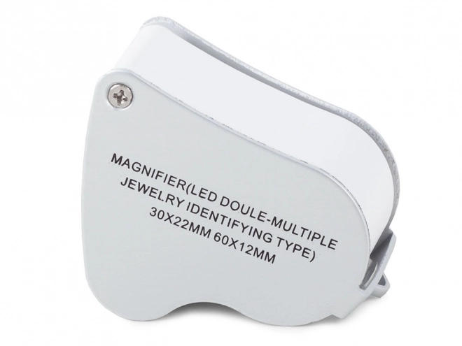 Jeweler's Foldable Magnifier 2 LED 30x 60x