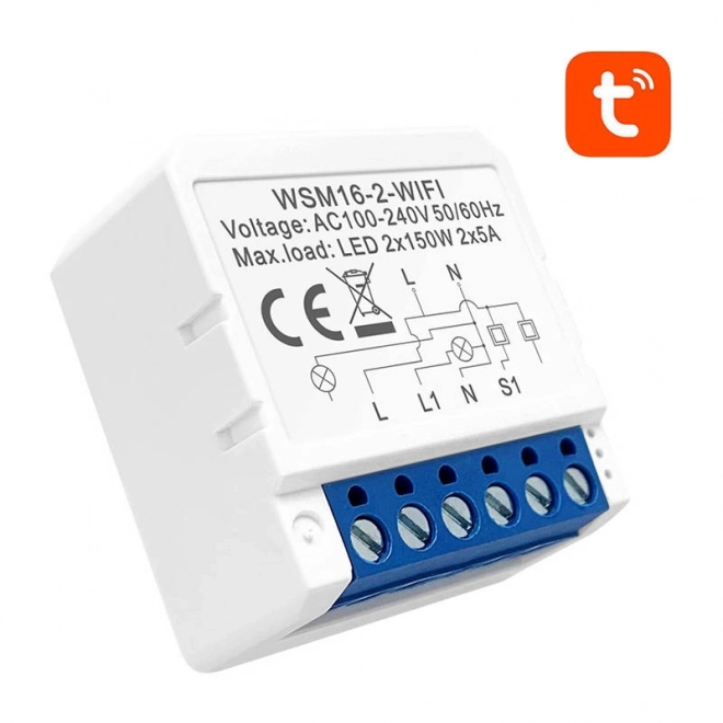 Pametni WiFi preklopni modul Avatto WSM16 TUYA