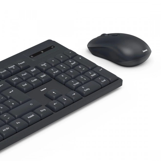 Wireless Keyboard and Mouse Hama WKM-200 Black