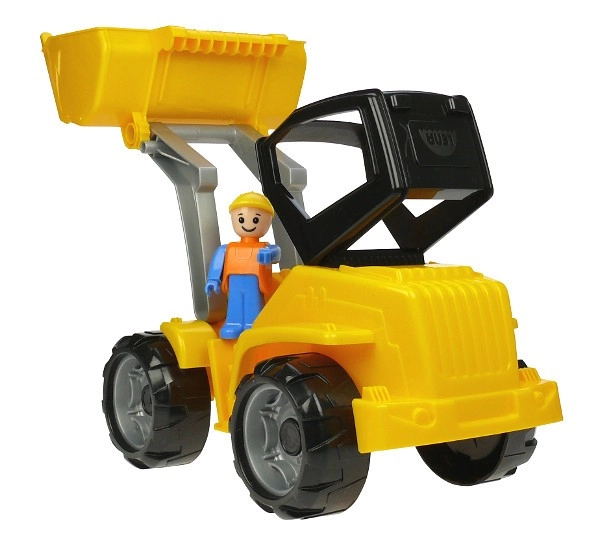 Tilting cab with figure