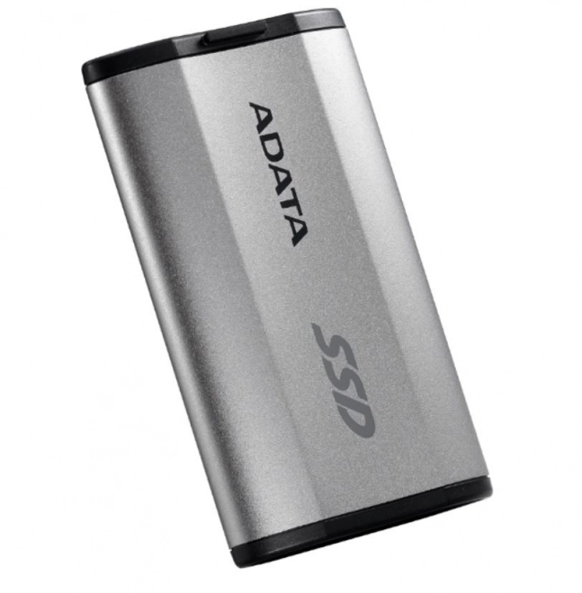 Silver External SSD Drive