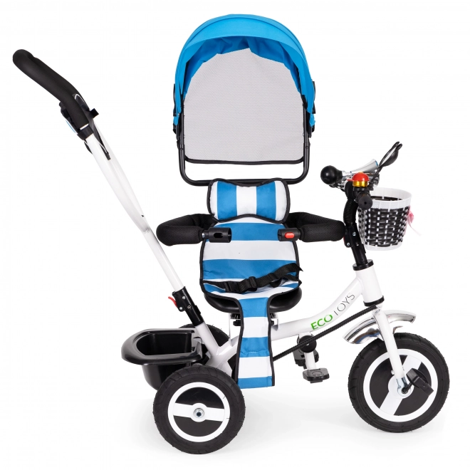 Ecotoys Tricycle with Rotating Blue Roof