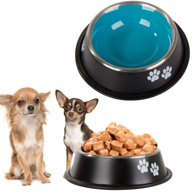 Non-Slip Stainless Steel Dog Bowl 400 ml