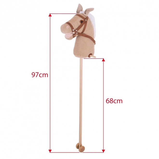 Corduroy Horse on a Stick Bigjigs Toys