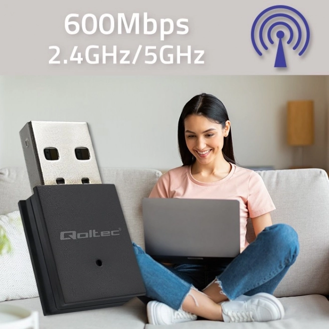 Adaptatore WiFi e Bluetooth Mini Alta Velocità