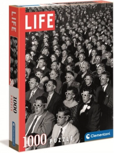 Ikonisches LIFE-Motiv in Schwarz-Weiß