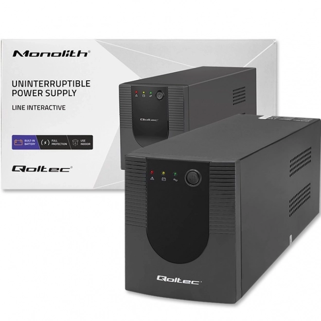 Záložný zdroj UPS Qoltec 1200VA 720W