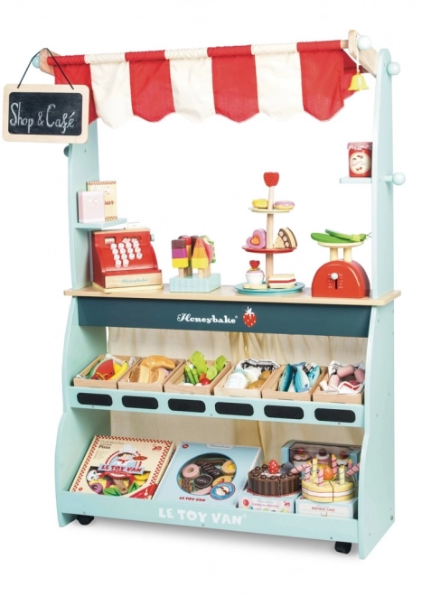 Le Toy Van Sales Counter 2 in 1 Honeybake