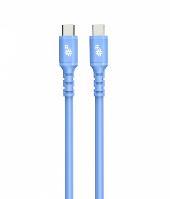 Silicone Blue Cable USB C - USB C 1m