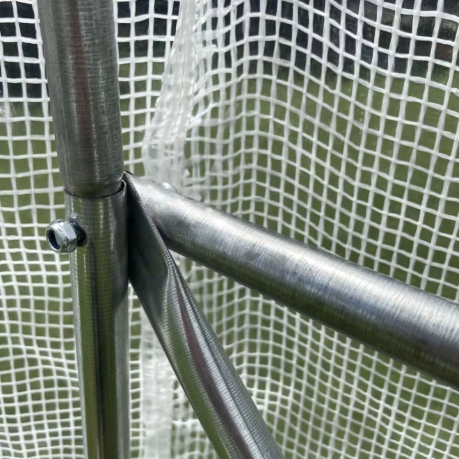 Garden Greenhouse Tunnel 3x2x2 m, Year-Round Use, Metal Frame, White Film