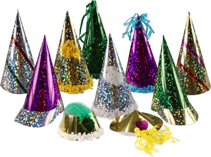 Glanzend holografisch effect voor directe party-sfeer