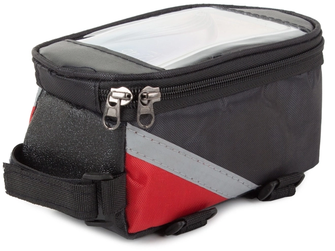 Borsa impermeabile per bicicletta con supporto per telefono