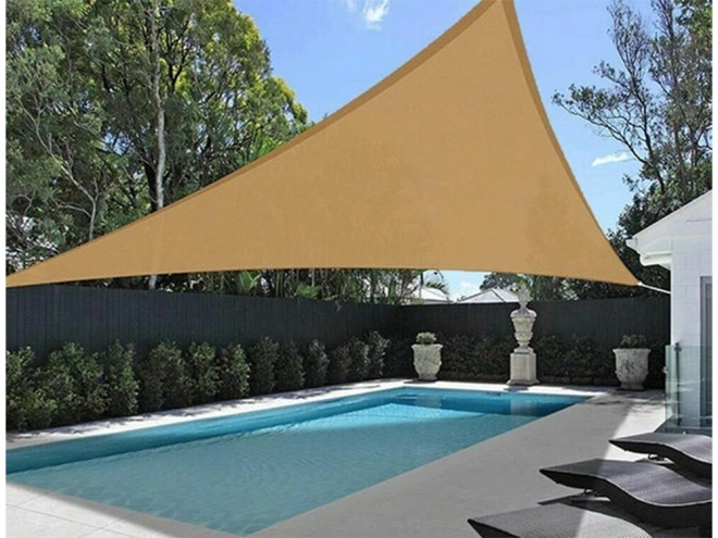Telo da Giardino Impermeabile Triangolare