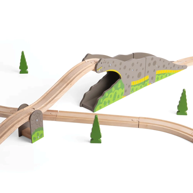 Compatible with wooden railways