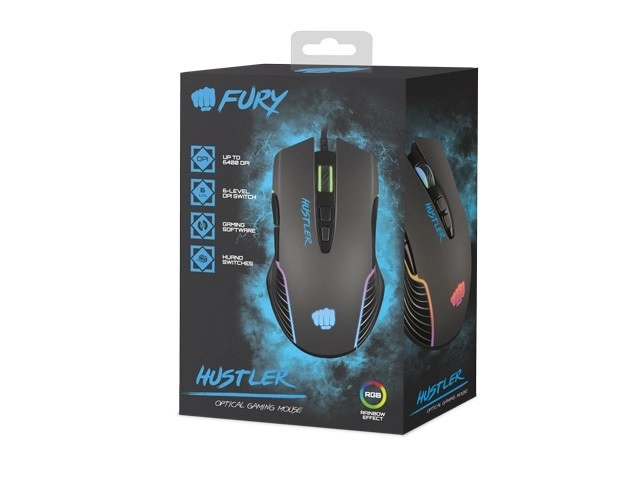 Gaming Mouse Hustler with RGB Backlighting