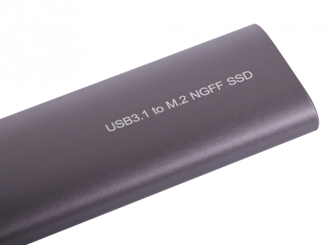 Custodia adattatore disco rigido M.2 SSD NGFF USB 3.1 USB Tipo-C