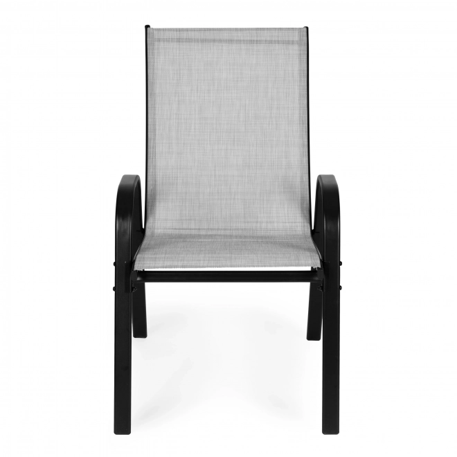 Set of 4 Light Gray Garden Chairs MultiGarden