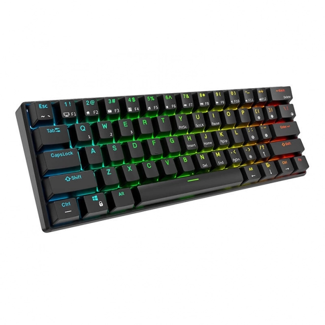 Tastiera meccanica Royal Kludge RK61 RGB con interruttori rossi